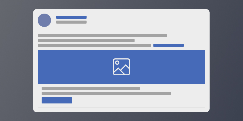 Example of Open Graph metadata used to build a social link preview